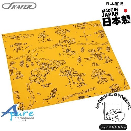 Skater-迪士尼小熊維尼蜂蜜午餐布.餐巾.桌巾520 x520 mm(日本直送&日本製造)