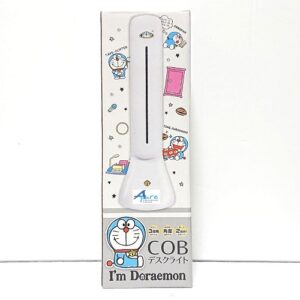 多啦A夢/叮噹 COB LED書枱燈/檯燈HAC2353A-白色(輕鬆使用觸摸傳感器)-日本直送
