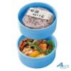 Skater-多啦A夢/叮噹圓形雙層飯盒/兒童便當盒/兒童午餐盒/飯盒500ml(日本直送&日本製造) - Image 3