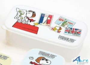 Tamahashi-史努比飛行王牌密封容器1套4件禮盒裝(日本直送&日本製造)