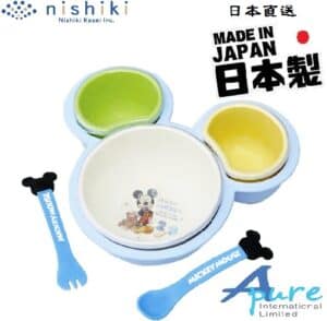 錦化成-迪士尼米奇5件兒童餐具1套裝(日本直送&日本製造)