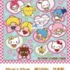 Sanrio-人氣角色人物手帕/手巾仔A 30x30cm(日本直送&日本製造) - Image 2