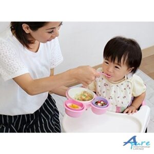 錦化成-迪士尼米妮5件嬰兒餐具/兒童餐具1套裝(日本直送&日本製造)