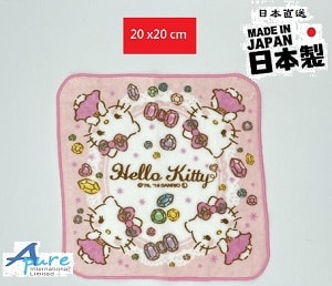 Sanrio-Hello Kitty毛巾/手帕/手巾仔B 20x20cm(日本直送&日本製造)