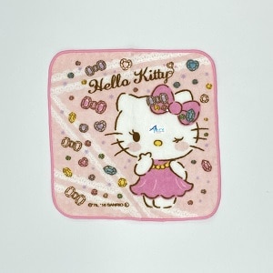 Sanrio-Hello Kitty毛巾/手巾仔A 20x20cm(日本直送&日本製造)