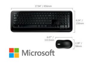 Microsoft Wireless Desktop 850《無線滑鼠鍵盤組 》香港原廠行貨保養-PY9-00018