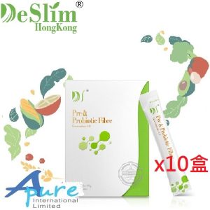 DeSlim-三元合一益生菌、益生元、膳食纖維-成人版4.0(馬來西亞製造)x10盒