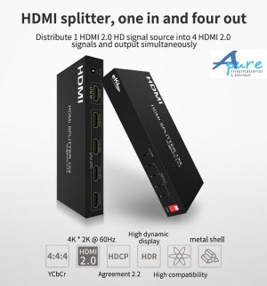 eKL-UH04 ( 1入4出 4K HDMI 2.0 Ver分配器 )