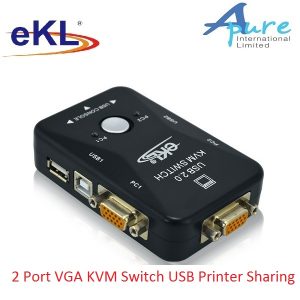 eKL-21UA ( 2位 VGA KVM多電腦切換器連USB分享器 )
