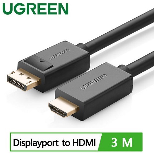 綠聯-10203 DP 1.2 轉HDMI線/DisplayPort轉4K HDMI-3m線