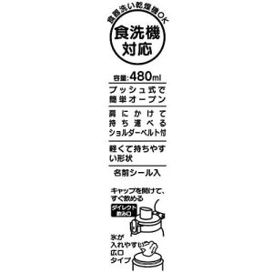 Skater-Sanrio Hello Kitty兒童AG+抗菌水壺/便攜式背帶水樽480ml(日本直送&日本製造)