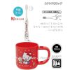 Skater-Sanrio Hello Kitty兒童3-5歲牙刷架漱口杯連牙刷180ml-日本直送 - Image 7