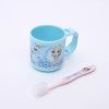 Skater-迪士尼魔雪奇緣兒童3-5歲牙刷架漱口杯連牙刷180ml-日本直送 - Image 5