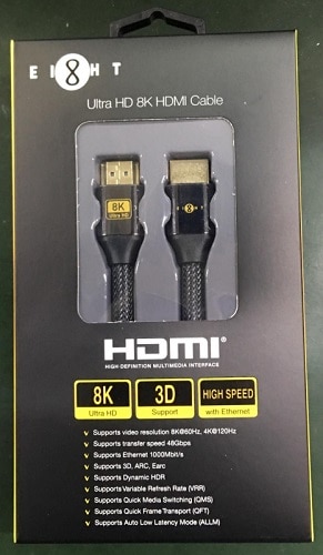 Eight超高清8K HDMI Cable 1.5M (HDMI2.1TC)