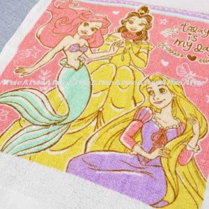 Skater-迪士尼公主兒童AG+抗菌毛巾套連盒套裝(日本直送&日本製造)