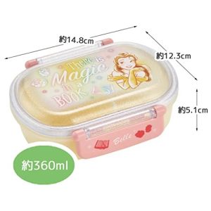 Skater-迪士尼美女與野獸AG+抗菌兒童便當盒兒童午餐盒飯盒360ml(日本直送&日本製造)