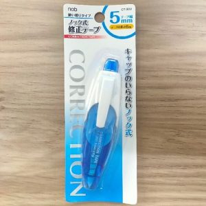 野府産業株式会社-Nob CT-300輕鬆按/改錯帶/塗改帶/修正帶-5mm x 6m 原盒10個