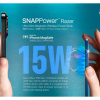 美國Microdia SNAPPower™Razer 磁力無線行動電源 5000mA-海軍藍 - Image 4