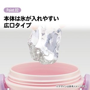 Skater-Happy & Smile 粉恐龍AG+抗菌水壺/便攜式背帶水樽480ml(日本直送&日本製造)