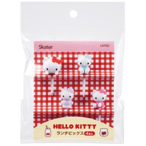 Sanrio Hello Kitty便當簽/便當籤/便當叉/水果簽/水果叉/食物小簽-日本直送